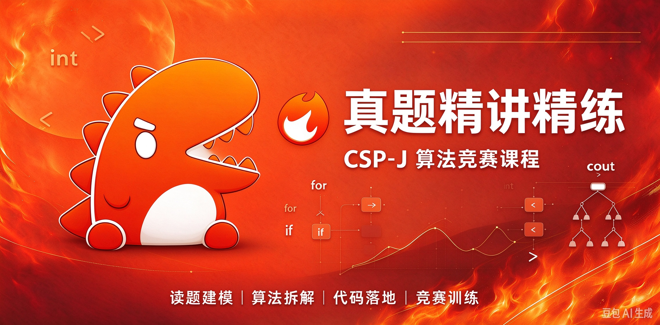 CSP真题精讲精练课程封面